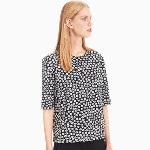 MARIMEKKO LEHTO PUKETTIMERI $225.00 blouse TOP Sz SMALL 100% COTTON A REAL GEM !